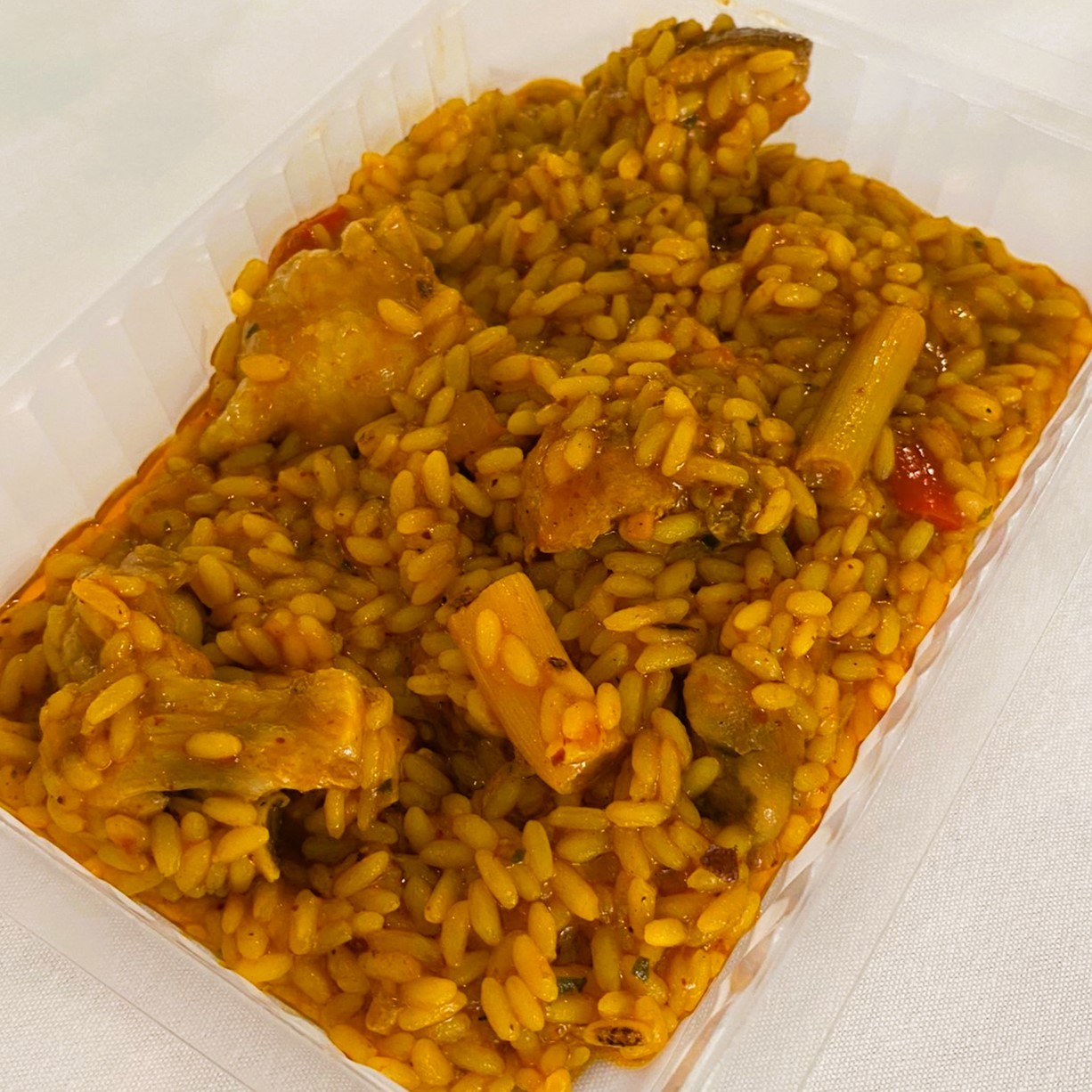 Paella de Pollo con Verduras