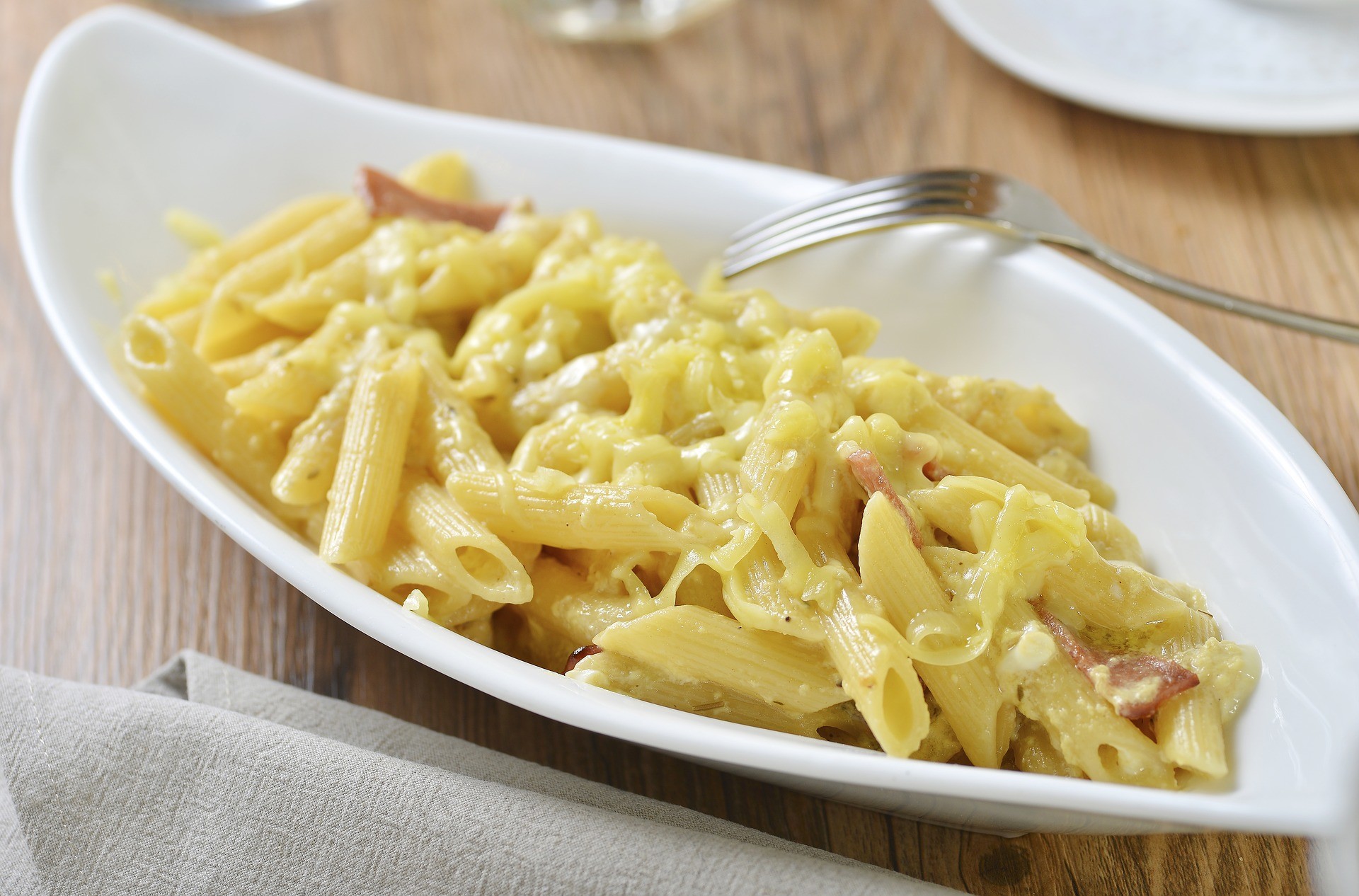 Macarrones con Salsa de Queso